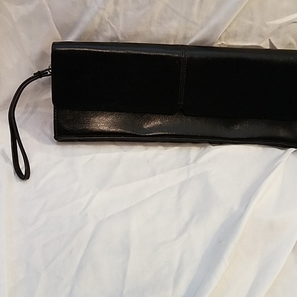 Alfani leather clutch